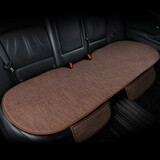 越野兵 汽车坐垫四季坐垫涤麻座垫车垫套四季通用座垫新能源 后排咖