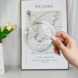 朗旭玻璃杯盖子单卖牛奶杯盖早餐杯盖子配件大肚杯盖酸奶藕粉燕麦杯盖 【透明】外径11cm 内径9.7cm