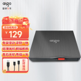 爱国者（aigo）8倍速 USB外置光驱 DVD外置刻录机 移动光驱 外接光驱 笔记本电脑便携光驱外置读刻一体黑色 G200