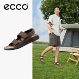 爱步（ECCO）凉鞋男 复古男士运动凉鞋夏天勃肯沙滩鞋男休闲皮凉鞋 科摩500944 可可棕50094402482 41