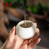 美真香 百福缸线香炉 家用檀香卧香炉熏香 沉香线香炉香座香托