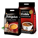 西贡（SAGOCOFFEE）新品越南saigon西贡炭烧猫屎咖啡味条装原装进口三合一速溶咖啡 咖啡味1700g100条