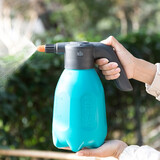 泓霏电动消毒喷壶2L-PRO园艺浇花家用专用锂电喷水壶浇花神器充电喷壶 田园蓝