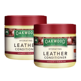 OAKWOOD澳洲皮革护理剂真皮沙发保养油皮具皮衣上光液汽车皮座椅养护膏皮包翻新打蜡滋养 350ML*2