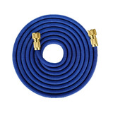 弘晨（HONGCHEN）洗车工具高压水管软管3倍伸缩水管汽车水枪花园浇花套装 家用软管 伸缩蓝管5米注水后15米含水枪