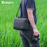 多乐（Dulepro）专业单肩相机包索尼佳能尼康松下单反微单数码摄影包单反斜挎包Companion S22深灰色
