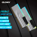 光威（Gloway）32GB(16GBx2)套装 DDR4 3600 台式机内存条 神武RGB系列 海力士CJR颗粒