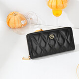 金利来女士钱包时尚长款拉链钱夹票夹礼盒 生日礼物送礼