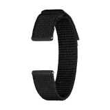 三星Watch6 织物尼龙表带 Watch7/Watch5/Watch6 Classic手表原装表带 黑色 M/L