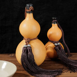 贞喜气 葫芦酒壶户外随身酒壶大容量装水壶装酒容器便携空酒瓶高档 大号葫芦酒壶 500ml