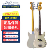 J&D guitars电贝斯PB-1963H J&D JD贝司 山田凉 孤独摇滚1975 初学者入门BASS PB-1963H经典白 P贝司