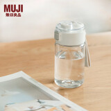 无印良品（MUJI）共聚酯 便携水杯 高颜值塑料杯运动水杯儿童水杯 透明 350ml