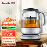 铂富（Breville） BTM800 多功能煮茶器 恒温泡茶壶电水壶玻璃材质 泡茶机 1.5L 1.5L