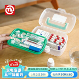 NAKAYA日本进口医药箱家用小药箱便携多功能塑料药品收纳盒急救箱 迷你小药箱