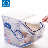 乐扣乐扣（LOCK&LOCK）防潮虫霉日式塑料米桶储米罐装米箱谷物面粉杂粮储物罐厨房 5L(4KG)