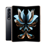 三星 SAMSUNG 心系天下 W23 非凡陶瓷 尊奢铰链 16GB+512GB 5G折叠手机 熠金黑 附S Pen【服务】