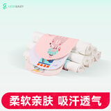 ledibaby儿童用品宝宝棉吸汗巾隔汗巾纱布垫背巾婴幼儿两条装 儿童吸汗巾 2条装 动物 花色随机