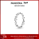 潘多拉（PANDORA）[新年礼物]时刻绳结戒指现代符号梦幻优雅生日礼物送女友