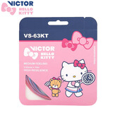 威克多（VICTOR）胜利羽毛球线凯蒂猫联名高弹耐打VBS63\/66\/69\/70进攻型羽线 VS-63KT粉蓝HelloKitty联名