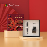 毕加索（pimio）钢笔礼盒 蛇年限量款高端商务年会礼品 成人生日礼物墨水套装 5505亮黑银夹