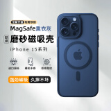 挚卫士【肤感磁吸】适用苹果15Promax手机壳iPhone15Promax保护套磁吸无线充电超薄防摔亲肤磨砂 熏衣灰