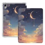 zoyu 适用华为MatePad11保护套2023款平板电脑保护壳11英寸卡通可爱透明气囊全包防摔 星云月【配钢化膜】 MatePad11【2023款】