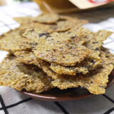 储山农家手工蒿子锅巴薄饼 安徽霍山特产大米休闲零食锅巴非油炸 470g原味蒿子锅巴【经典款】
