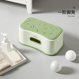 可优比（KUB）儿童马桶垫 宝宝坐便圈 男女孩马桶圈 婴儿马桶垫 一阶防滑脚蹬 -橄榄绿