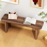 木格格长条凳实木换鞋凳小凳子简约客厅沙发茶几凳家用矮凳子客厅小板凳 长60宽20高15