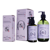 衛卿（WEIQING）【卫卿官方】植物原浆生姜洗发液 何首乌中草去屑 无硅油 好用 植物原浆护发乳2瓶装