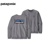 巴塔哥尼亚（Patagonia）男女士情侣款Logo混纺棉加绒加厚套头卫衣P-6UprisalCrew 39657 GLH L