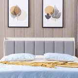 心梦想时代 床头板软包多功能卧室储物单买床头板简约现代软包双人靠背板 901-A(科技布) 1.8米