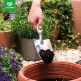 沃施（WORTH） 家用阳台园艺盆栽种菜种植种花工具 铝合金铲子耙子园艺工具 2043铝合金种植铲