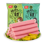 双汇火腿肠辣吗辣火腿休闲零食组合装即食泡面香肠 藤椒味270g*1袋+泡椒味270g*1袋