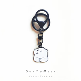 SunToMoon黑白小熊猫卡通钥匙扣DIY手工包包挂件男女闺蜜款配饰创意小礼品