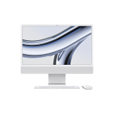 Apple/苹果AI笔记本/2023款 iMac 24英寸银色 4.5K屏 M3(8+8核) 8G 256G  一体式电脑MQR93CH/A