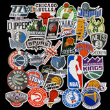 NBA球队队标logo贴纸湖人徽标志手机电脑笔记本装饰小贴画