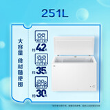 海尔（Haier）251升低霜卧式商用家用冰柜 商用大容量冷藏柜冷冻柜冰柜家用囤货小冰箱冷柜BC/BD-251HD