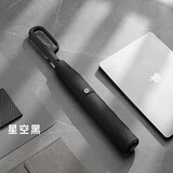 左都（ZUODU） 雨伞全半动大号超大伞折叠伞晴雨两用便携二折雨伞男士双人雨伞 星空黑
