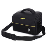 臻凤禾多功能佳能相机包单反微单单肩尼康索尼防水摄影包大容量无人机包 防水黑色尼康-小号