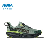 HOKA ONE ONE男女款冬季挑战者7户外防水徒步鞋CHALLENGER 7 GTX 芦荟绿/淡绿色-男 40