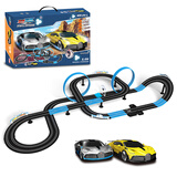 音速风暴赛车轨道车玩具男孩生日礼物儿童6-10岁双人竞技比赛电动遥控汽车 MR-04L(8.4米轨道+2车+2遥控)