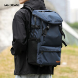 Landcase双肩包男士旅行包大容量背包行李包登山包户外运动旅游包8051蓝大