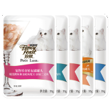 珍致（FancyFeast）猫咪零食瞄餐包35g猫湿粮软包成猫幼猫补充营养喵汤之吻补水鲜汤 35g*12包 精选鲣鱼和金枪鱼配方+鸡肉