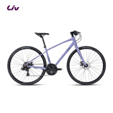 Liv丽以芙Alight 2女士平把21速机械碟刹轻便休闲通勤公路自行车 拂晓紫 700C×370MM XS 建议150-163cm