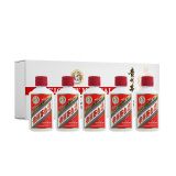 茅台（MOUTAI）飞天 白色条盒装 酱香型白酒 53度 50ml*5瓶