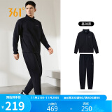 361°运动套装男士秋冬季跑步训练服休闲外套裤子两件套 652134001G-2