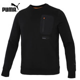 彪马（PUMA）PROTEC.T男子加绒运动休闲圆领套头卫衣534404-01 S码