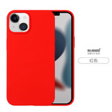 麦麦米适用苹果13手机壳iPhone 13 Pro Max真液态硅胶保护套防摔男女新潮 iPhone 13 mini【5.4】中国红
