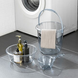 家の物语（KATEI STORY）日本水桶脸盆水勺套装塑料透明加厚学生宿舍储水洗衣桶手提洗澡桶 全家福（三件套）1L+9L+ 22L 3个